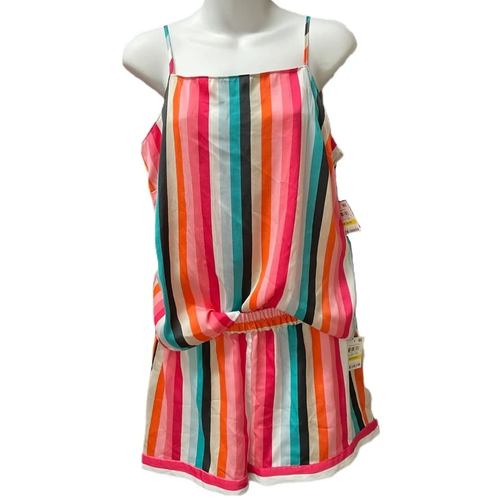 INC Multi-stripe Pajama Camisole PJ Top NWT!